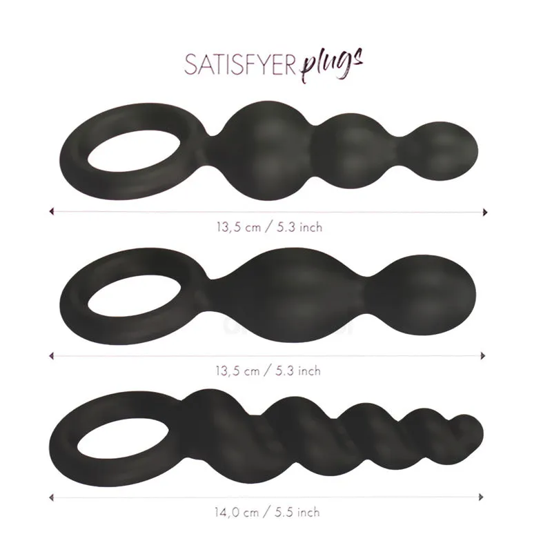 Plugs Anales Booty Call Negros SATISFYER